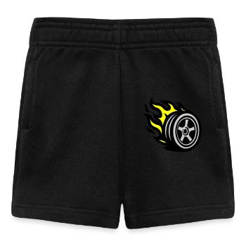 Tire Flame - Baby Shorts - black - Front