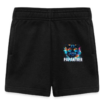 Panther with sunglasses, illustration,graffiti - Baby Shorts - black - Front