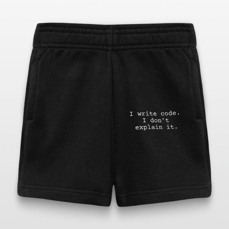 i write code. I don´t explain it. Baby Shorts