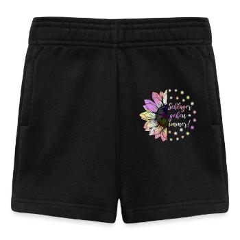 Schlager Gehen Immer Schlagerfan Schlager Geschenk - Baby Shorts - Schwarz - Vorne