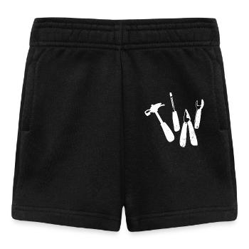 Outil Marteau Pince Clé Clé - Short Bébé - noir - Devant