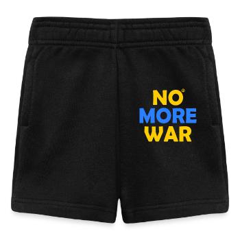No more war - Baby Shorts - Schwarz - Vorne