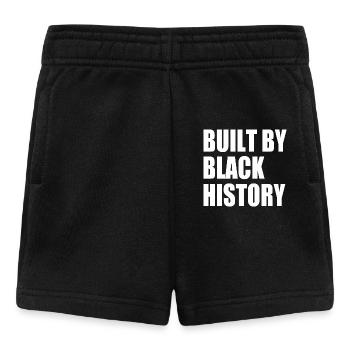 Built by black history - Short Bébé - noir - Devant