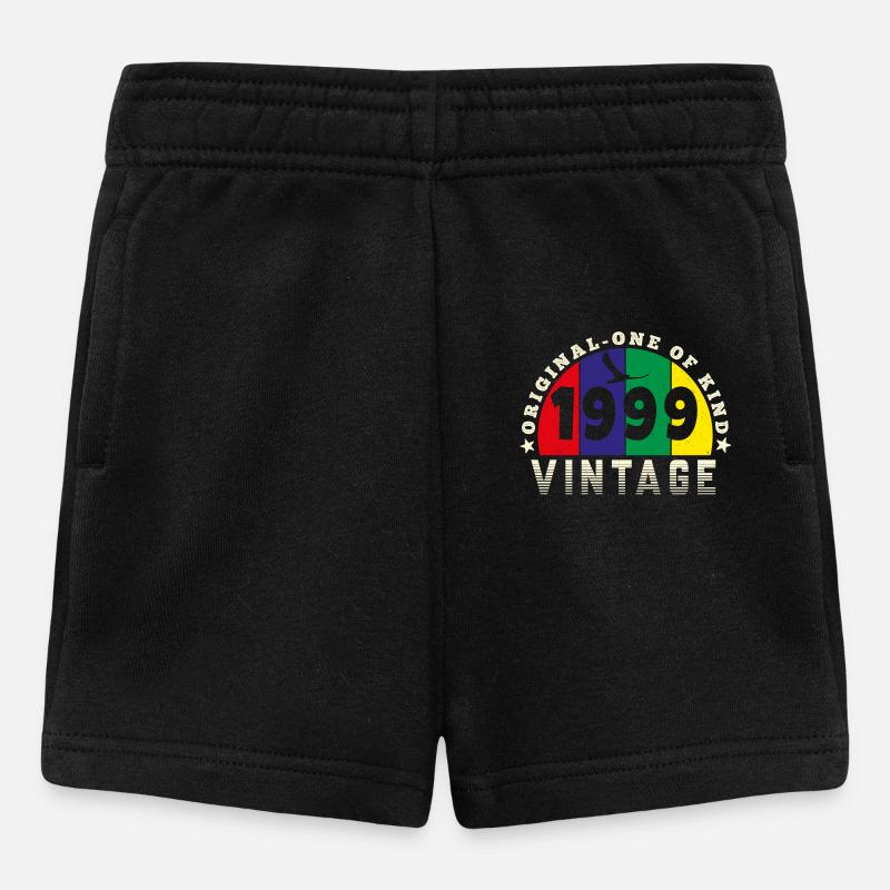 Vintage 1999 Retro - Bursdag - Short Bébé - noir
