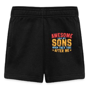GESCHENK FÜR PAPA - Baby Shorts - Schwarz - Vorne