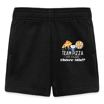 Team Pizza or Team Chèvre-Miel? - Baby Shorts - black - Front