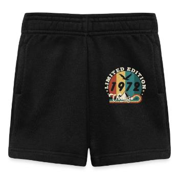 Jahrgang 1973 Retro - Bestseller - Baby Shorts - Schwarz - Vorne