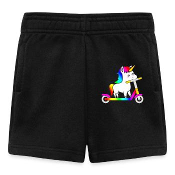 Scooter Roller - Baby Shorts - Schwarz - Vorne