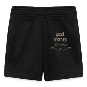 good morning little sunshine - Baby Shorts - black - Front