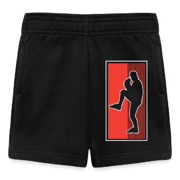Baseball - Baby Shorts - Schwarz - Vorne