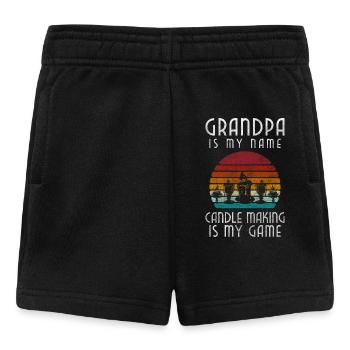 Kerzen Hobby Dekoration Wachs - Baby Shorts - Schwarz - Vorne