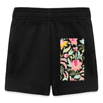 Fleurs - Short Bébé - noir - Devant