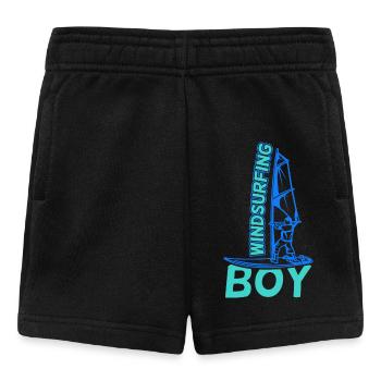 Windsurfer Boy - Baby Shorts - black - Front