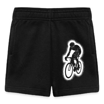 Fahrrad Rennrad Rennradfahrer - Baby Shorts - Schwarz - Vorne
