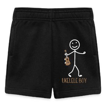 Ukulélé hawaïen ukulélé Ukulélé Boy - Short Bébé - noir - Devant