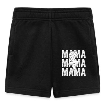 Fechter Mama Mutter Fechten - Baby Shorts - Schwarz - Vorne