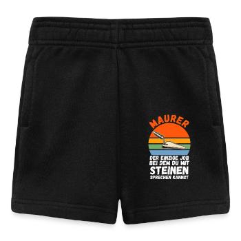 Master Bricklayer Journeyman Bricklayer - Baby Shorts - black - Front