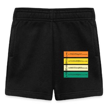 Flute player - Baby Shorts - black - Front