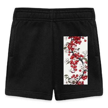 Weißdorn - Baby Shorts - Schwarz - Vorne