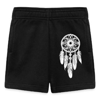 Magischer Indianischer Traumfänger Yoga Amulett - Baby Shorts - Schwarz - Vorne