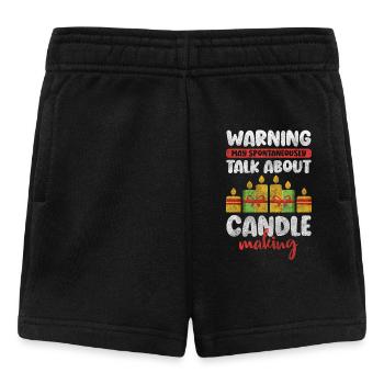 Fabricant de bougies Romance Lights - Short Bébé - noir - Devant