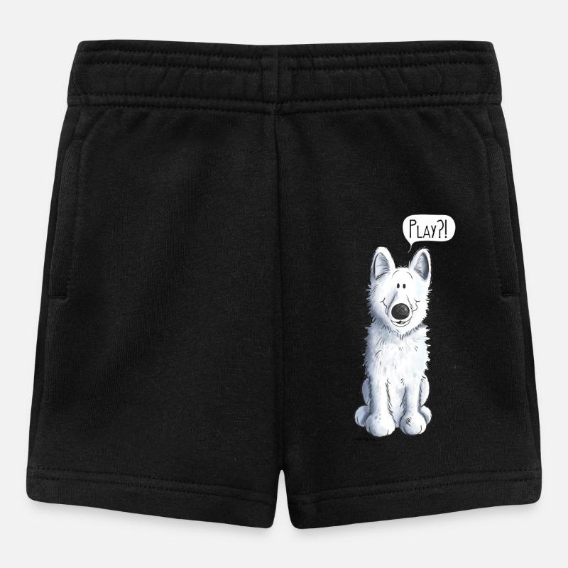 Schweizer Schäferhund Play - Baby Shorts - Schwarz