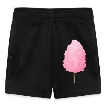 fluffy pink cotton candy - Baby Shorts - black - Front