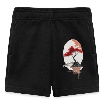 Île asiatique - Short Bébé - noir - Devant