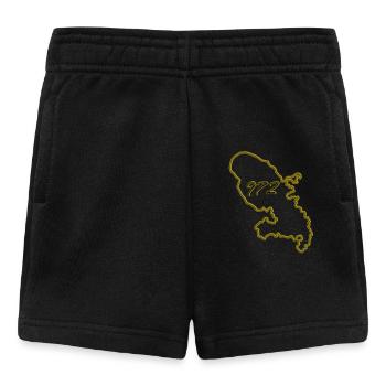 carte martinik or - Short Bébé - noir - Devant