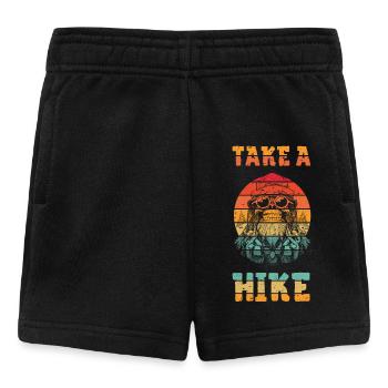 Take a hike - Baby Shorts - Schwarz - Vorne