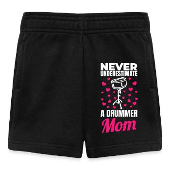 Trommelspieler Mutter - Baby Shorts - Schwarz - Vorne