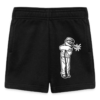 Enfant soudeur - Short Bébé - noir - Devant