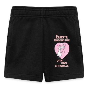 Erstes Kapitel unseres Märchens - Baby Shorts - Schwarz - Vorne