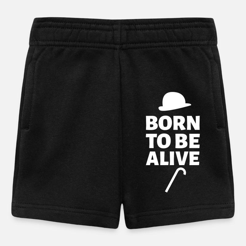 Born to be alive - Short Bébé - noir