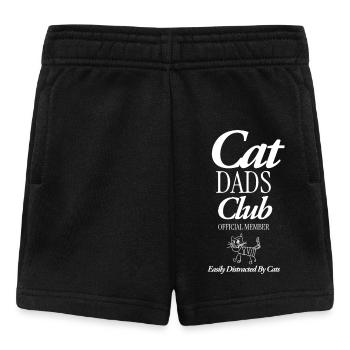 Cat Dads Club - Baby Shorts - Schwarz - Vorne