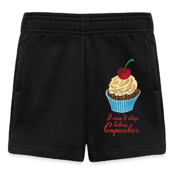 Cuisson des cupcakes - Short Bébé - noir - Devant
