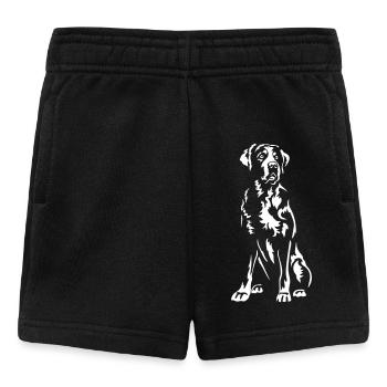 Large Swiss Mountain Dog "Black Edition" - Baby Shorts - black - Front