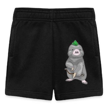 Arc d’archer taupe - Short Bébé - noir - Devant