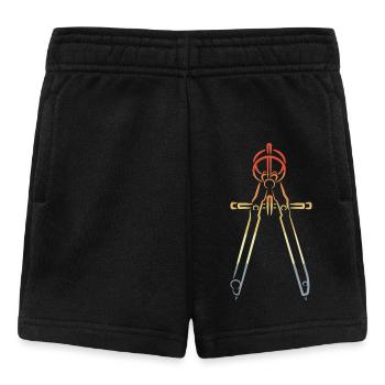 Zirkel Vintage Look - Baby Shorts - Schwarz - Vorne