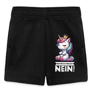 Avant que vous ne demandiez, pas de licorne licornes fan de licorne - Short Bébé - noir - Devant