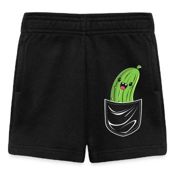 Cucumber Cucumber Pickle - Baby Shorts - black - Front