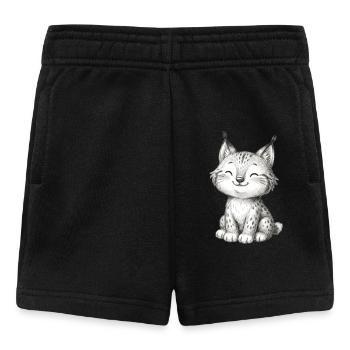 Luchsbaby - Baby Shorts - Schwarz - Vorne