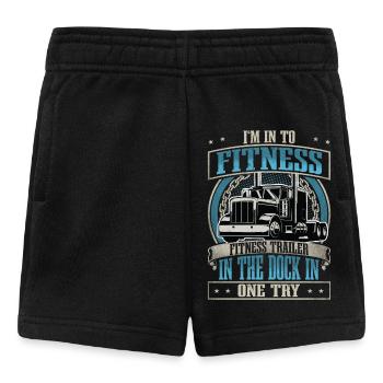 LKW Fahrer - Baby Shorts - Schwarz - Vorne