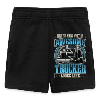 Truck Driver - Baby Shorts - black - Front