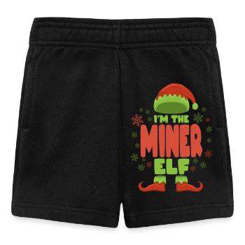 Mineurs Elfe de Noël - Short Bébé - noir - Devant