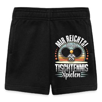 Tischtennis - Baby Shorts - Schwarz - Vorne