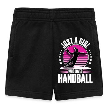 Handball Handball Joueur de handball féminin - Short Bébé - noir - Devant