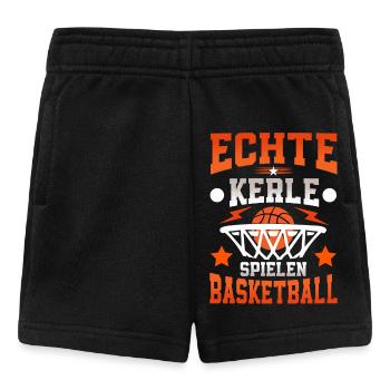 Basketball Basketballer - Baby Shorts - Schwarz - Vorne