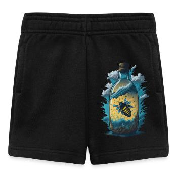 Bee Bottle - Baby Shorts - black - Front