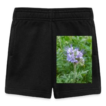Phacelia en dentelle aussi tanaisie bleue aussi col violon - Short Bébé - noir - Devant